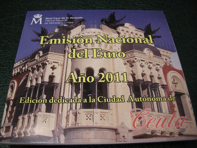 (afbeelding voor) BU Set Spanje 2011 Type Ceuta